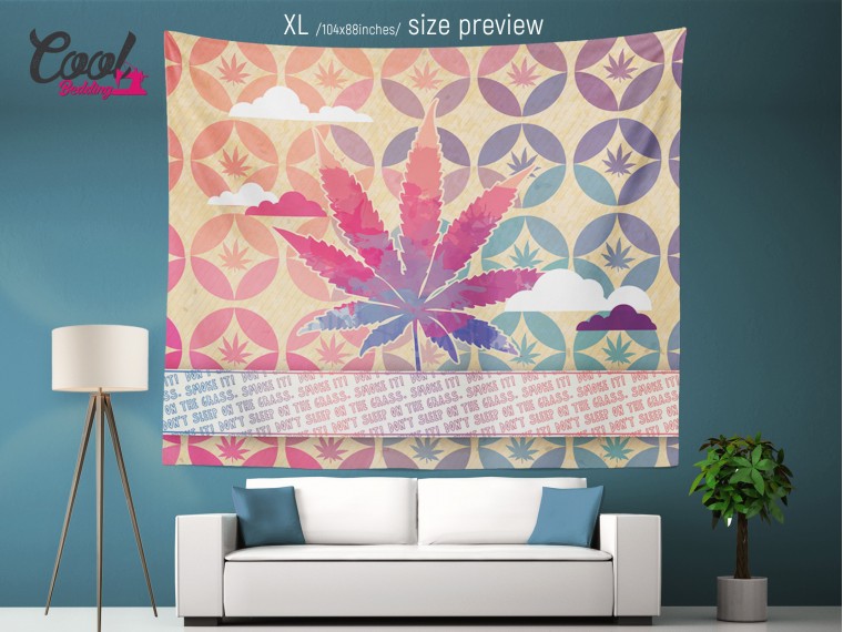 Декоративно пано Colorful Marijuana